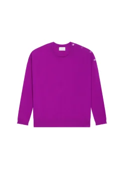 Maison Montagut Pull Ample Boutonne A Col Rond En Cachemire - Acene><noscript><img width=