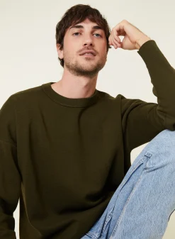 Maison Montagut Pull Ample Col Rond En Laine Merinos - Felix><noscript><img width=