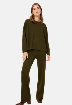 Maison Montagut Pull Ample Col Rond En Laine Merinos - Guerande><noscript><img width=