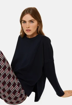 Maison Montagut Pull Ample Col Rond En Laine Merinos - Guerande><noscript><img width=