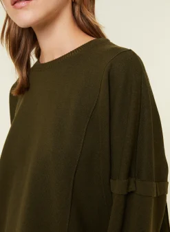 Maison Montagut Pull Ample Col Rond En Laine Merinos - Guerande><noscript><img width=