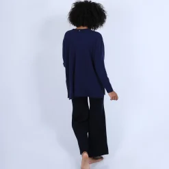 Maison Montagut Pull Ample Col V En Cachemire - Olyvia><noscript><img width=