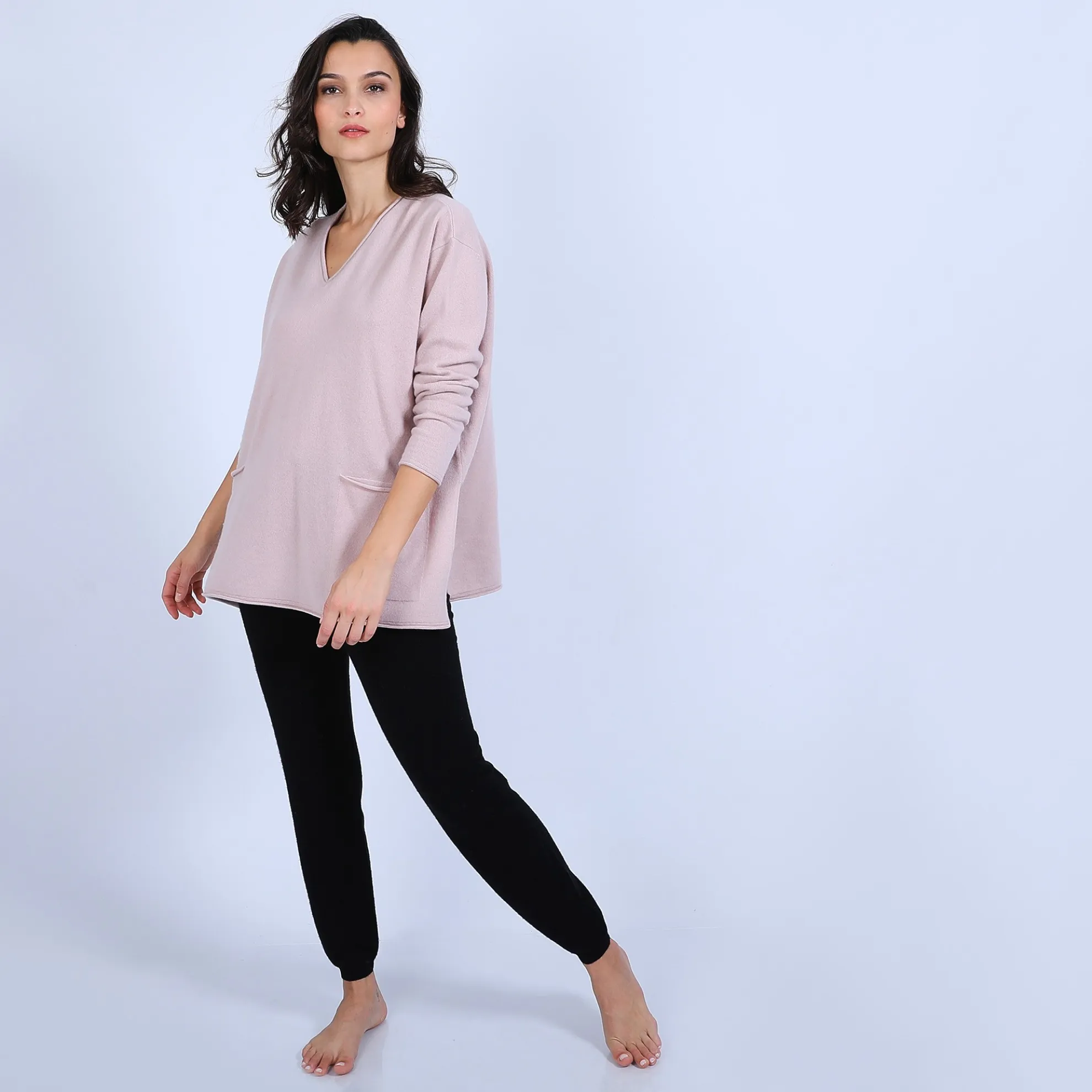 Maison Montagut Pull Ample Col V En Cachemire - Olyvia>Femme Pulls