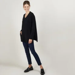 Maison Montagut Pull Ample Col V En Cachemire - Belinda>Femme Pulls