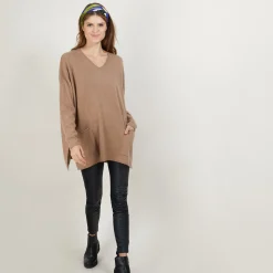 Maison Montagut Pull Ample Col V En Cachemire - Belinda><noscript><img width=