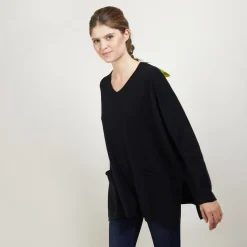 Maison Montagut Pull Ample Col V En Cachemire - Belinda><noscript><img width=
