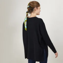 Maison Montagut Pull Ample Col V En Cachemire - Belinda><noscript><img width=