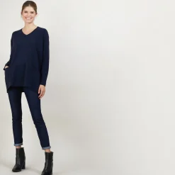 Maison Montagut Pull Ample Col V En Cachemire - Belinda><noscript><img width=