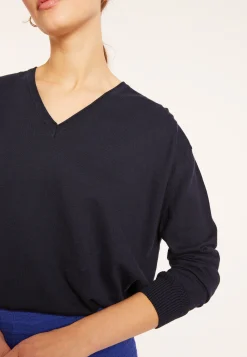 Maison Montagut Pull Ample Col V En Coton Bio - Meve><noscript><img width=