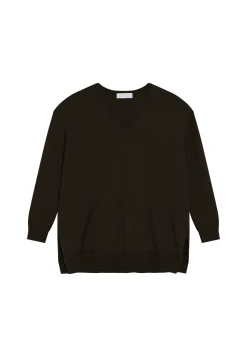 Maison Montagut Pull Ample Col V En Coton Bio - Meve><noscript><img width=