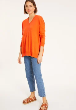 Maison Montagut Pull Ample Col V En Coton Bio - Meve><noscript><img width=