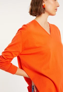 Maison Montagut Pull Ample Col V En Coton Bio - Meve><noscript><img width=