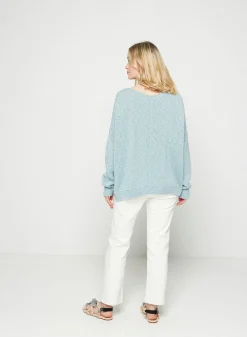 Maison Montagut Pull Ample Coton Et Lin - Thalie><noscript><img width=