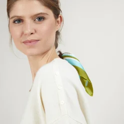 Maison Montagut Pull Ample En Cachemire Boutons Epaule - Brook><noscript><img width=