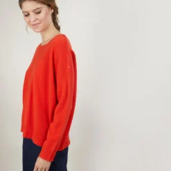 Maison Montagut Pull Ample En Cachemire Boutons Epaule - Brook><noscript><img width=