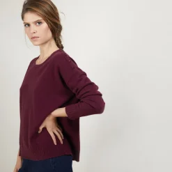 Maison Montagut Pull Ample En Cachemire Boutons Epaule - Brook><noscript><img width=