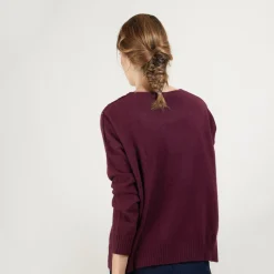 Maison Montagut Pull Ample En Cachemire Boutons Epaule - Brook><noscript><img width=