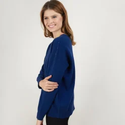 Maison Montagut Pull Ample En Cachemire Boutons Epaule - Brook><noscript><img width=