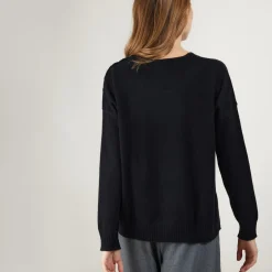 Maison Montagut Pull Ample En Cachemire Boutons Epaule - Brook><noscript><img width=