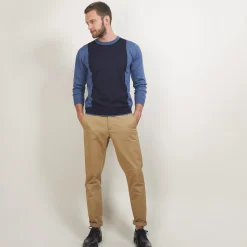 Maison Montagut Pull Bicolore En Laine - Lasso>Homme Pulls