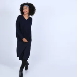 Maison Montagut Pull Cachemire Avec Fentes Cotes - Brenda><noscript><img width=