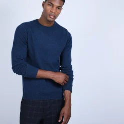 Maison Montagut Pull Cachemire Boutons Epaule - Bonifas><noscript><img width=