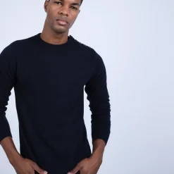 Maison Montagut Pull Cachemire Boutons Epaule - Bonifas><noscript><img width=