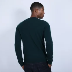 Maison Montagut Pull Cachemire Boutons Epaule - Bonifas><noscript><img width=