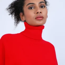 Maison Montagut Pull Cachemire Chauve Souris Col Roule - Bob><noscript><img width=