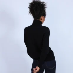 Maison Montagut Pull Cachemire Chauve Souris Col Roule - Bob><noscript><img width=