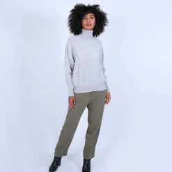 Maison Montagut Pull Cachemire Chauve Souris Col Roule - Bob><noscript><img width=