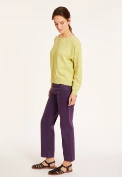 Maison Montagut Pull Chine En Coton Col Bateau - Mello><noscript><img width=