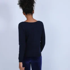 Maison Montagut Pull Col Bateau En Cachemire - Bal><noscript><img width=