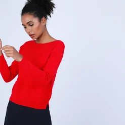 Maison Montagut Pull Col Bateau En Cachemire - Bal><noscript><img width=