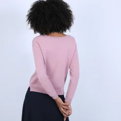 Maison Montagut Pull Col Bateau En Cachemire - Bal><noscript><img width=