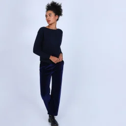 Maison Montagut Pull Col Bateau En Cachemire - Bal><noscript><img width=