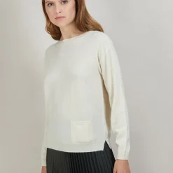 Maison Montagut Pull Col Bateau En Cachemire - Bal><noscript><img width=