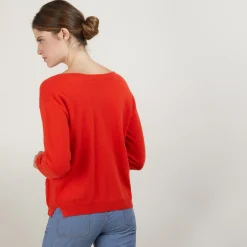 Maison Montagut Pull Col Bateau En Cachemire - Bal><noscript><img width=