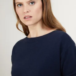 Maison Montagut Pull Col Bateau En Cachemire - Bal><noscript><img width=