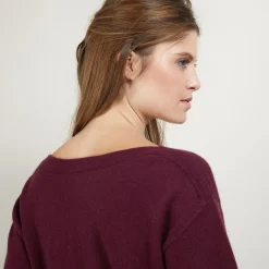 Maison Montagut Pull Col Bateau En Cachemire - Bal><noscript><img width=