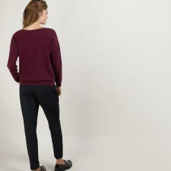 Maison Montagut Pull Col Bateau En Cachemire - Bal><noscript><img width=