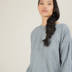 Maison Montagut Pull Col Bateau En Coton Cachemire - Felice><noscript><img width=