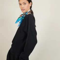 Maison Montagut Pull Col Bateau En Coton Cachemire - Felice><noscript><img width=