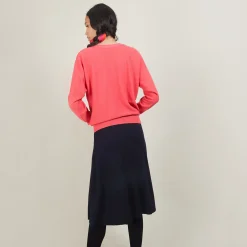 Maison Montagut Pull Col Bateau En Coton Cachemire - Felice><noscript><img width=