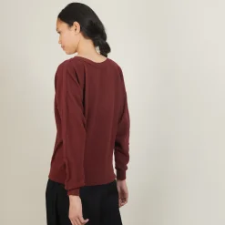 Maison Montagut Pull Col Bateau En Coton Cachemire - Felice><noscript><img width=