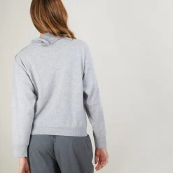 Maison Montagut Pull Col Boutonne En Cachemire - Gretel Bis><noscript><img width=