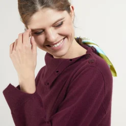 Maison Montagut Pull Col Boutonne En Cachemire - Gretel Bis><noscript><img width=