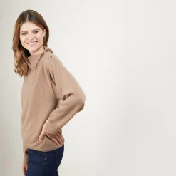 Maison Montagut Pull Col Boutonne En Cachemire - Gretel Bis><noscript><img width=