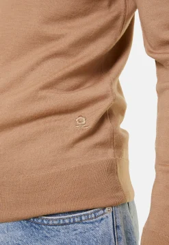 Maison Montagut Pull Col Camionneur Avec Logo En Laine Merinos - Ryan><noscript><img width=