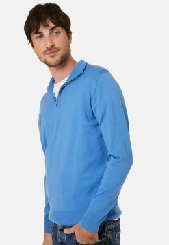 Maison Montagut Pull Col Camionneur Avec Logo En Laine Merinos - Ryan><noscript><img width=